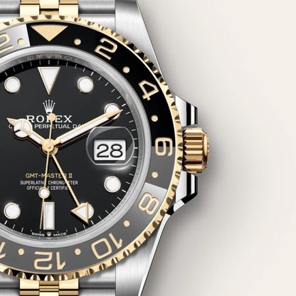 Rolex GMT Master Yellow Gold Jubilee Black Dial 126713GRNR