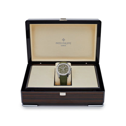 Patek Philippe Aquanaut Chronograph Steel Green Dial 41mm - 5968G