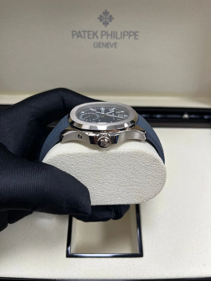 Patek Philippe Aquanaut 5164G-001 Blue Dial Blue Rubber