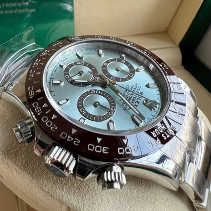 Superclone Rolex Daytona 40 mm Ice blue Dial 126506 “Platona